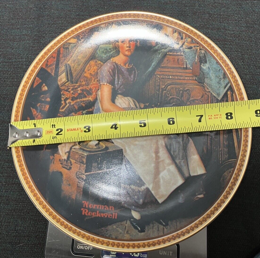Norman Rockwell " Dreaming In The Attic " - Rediscovered Women Collector Plates