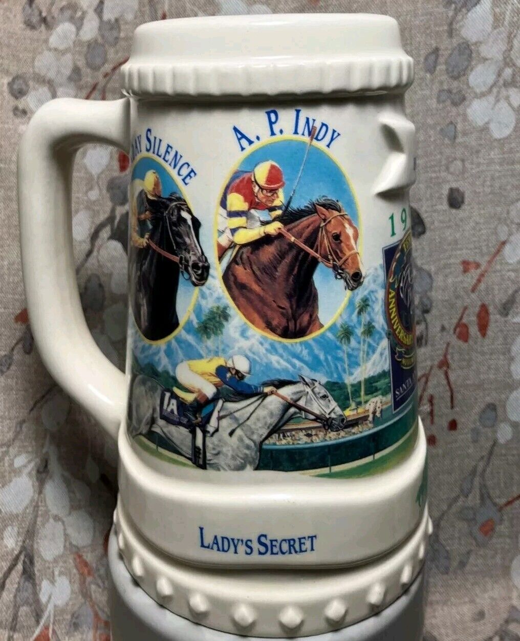 1993 Oak Tree Breeders Cup Champion Santa Anita Park Limited Edition Beer Stein