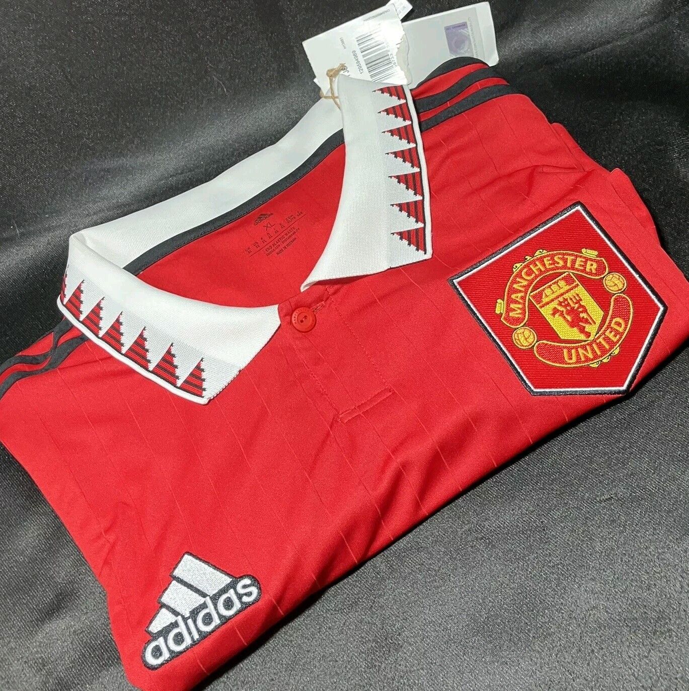 Manchester United Adidas Soccer Jersey Licensed NWT Red Devils XL AEROREADY