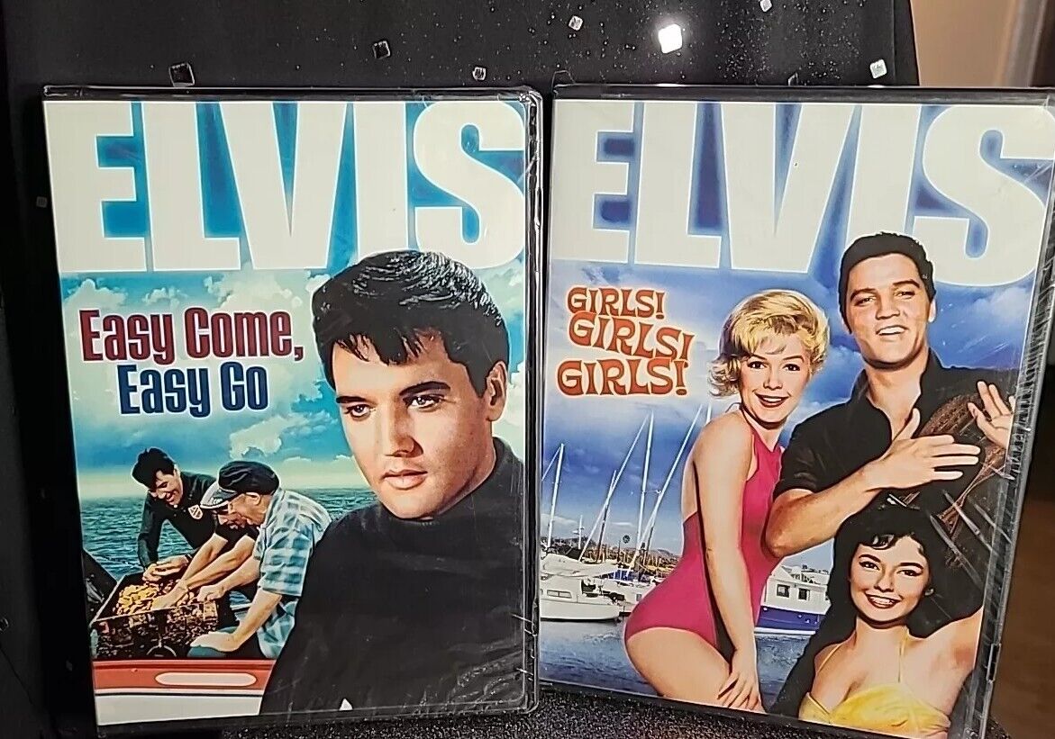 Elvis Memorabilia Lot T.V. Guide, Paperback, Easy Come, Easy Go, Girls Movie