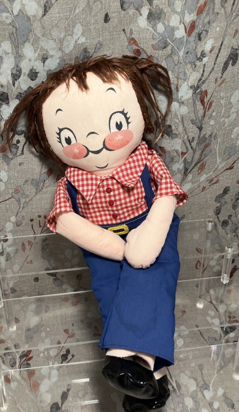 Vintage 1973 15.5" Original "The Campbell Kid" Cloth Doll Boy W/ Original Outfit