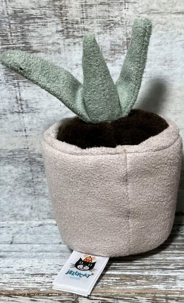 Jellycat London Serene Seedling Plant Plush Small 4" Lovey Stuffed Collectible