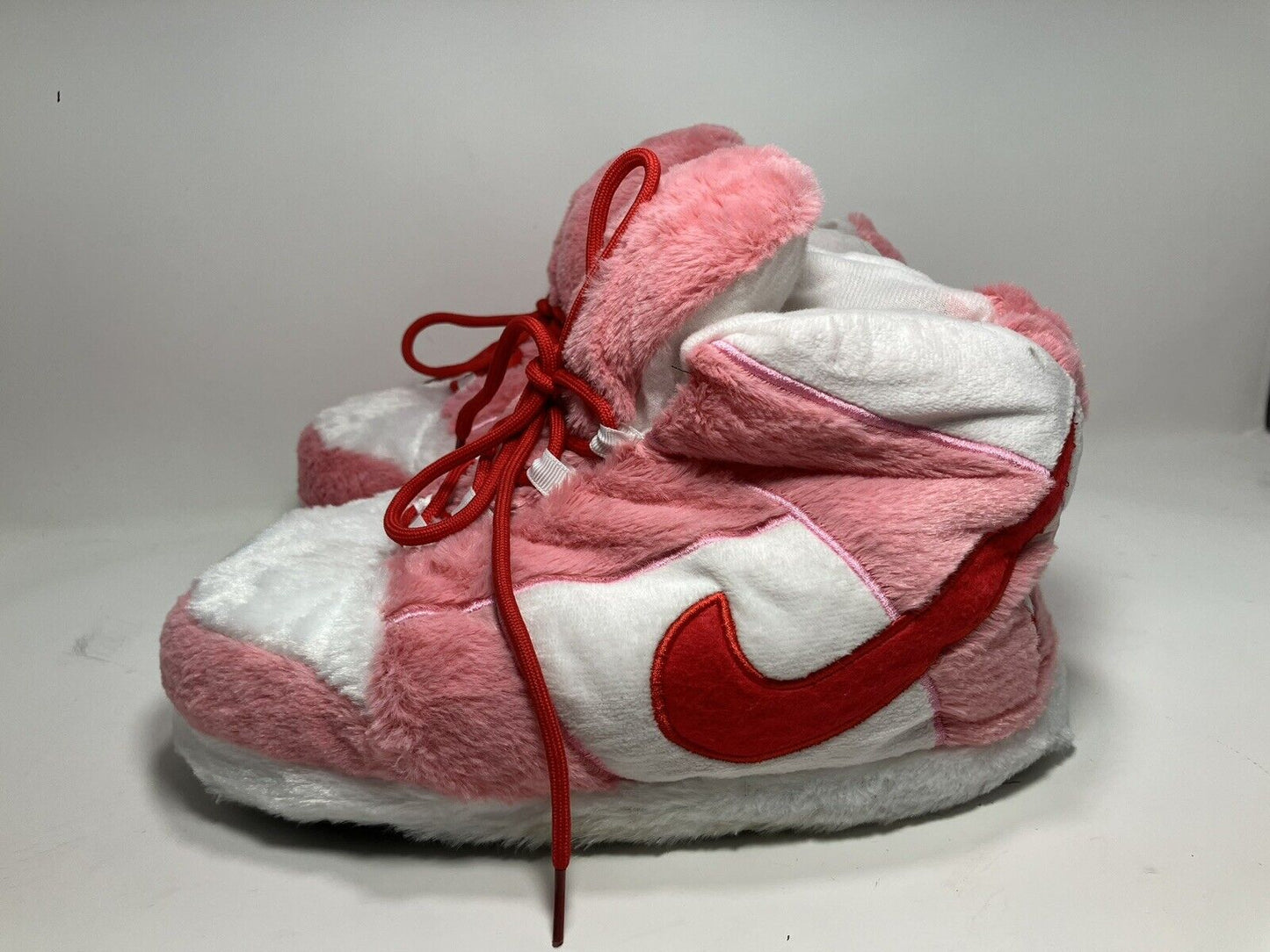 Nike Sb Dunk Strangelove Soft Plush Slippers Pink Red White Size 36-42
