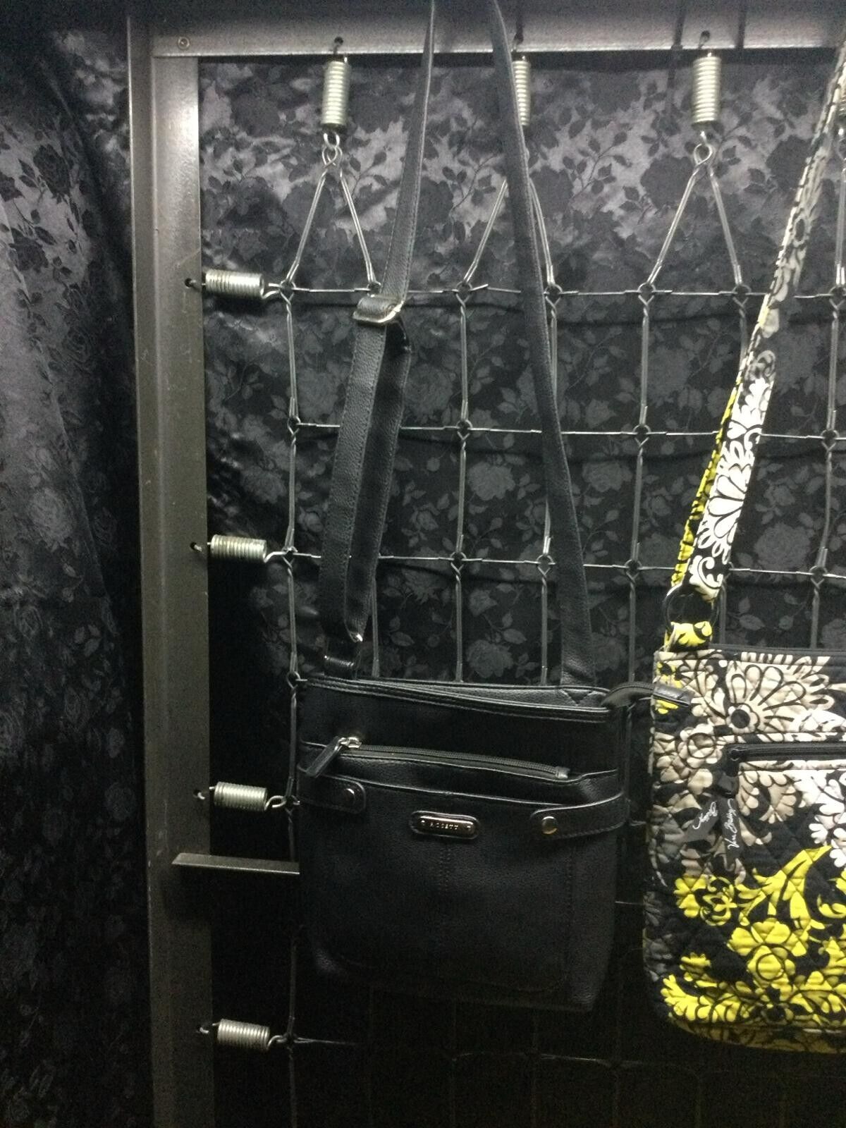 Lot of Three Crossbody Purses Bags For Women Vera Bradley Rosetti Black & Yellow