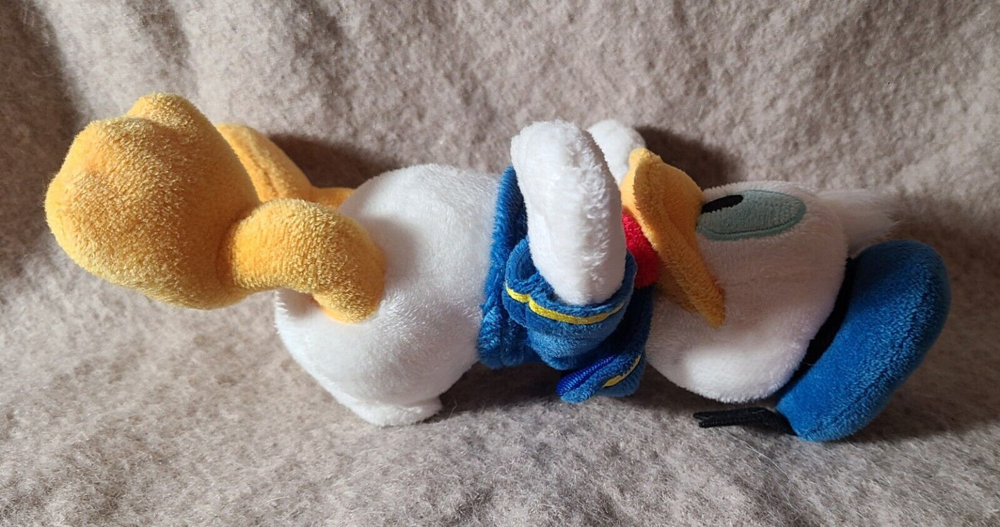 Disney Donald Duck Plush Toy Classic Sailor's Outfit - Mini Bean Bag 8 Inches