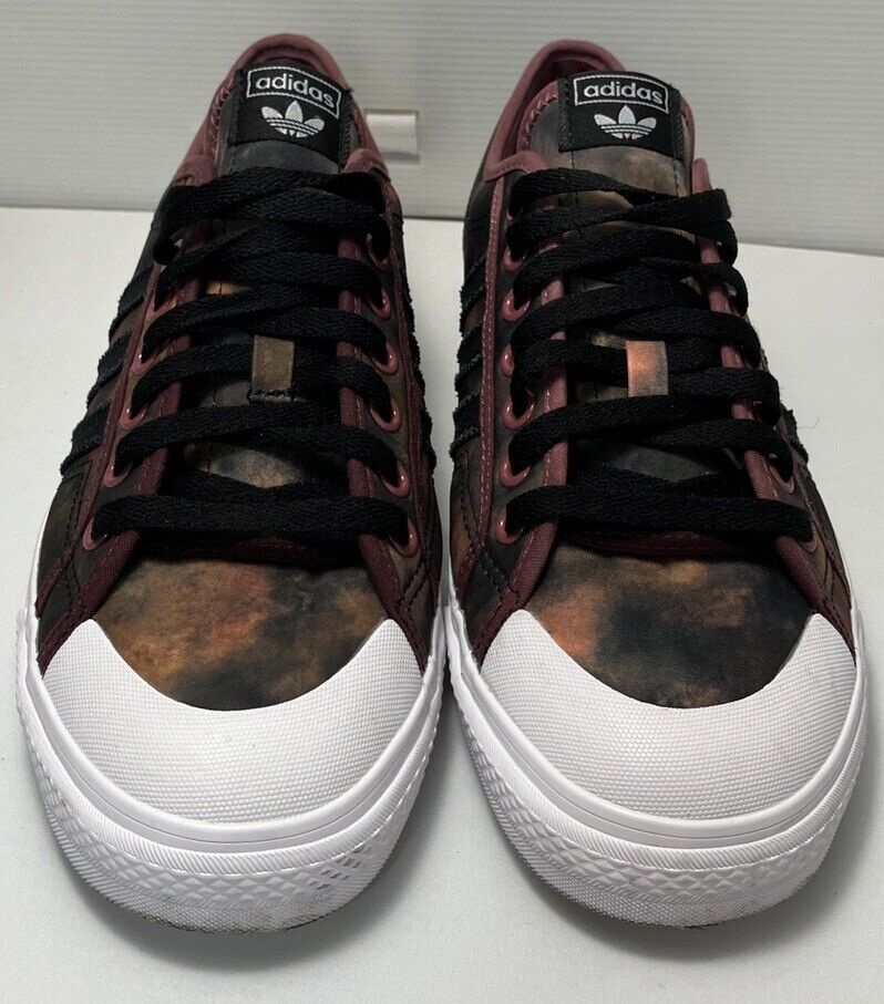 adidas Originals Mens Nizza Sneaker Quiet CrimsonBlackWhite Size 111 US