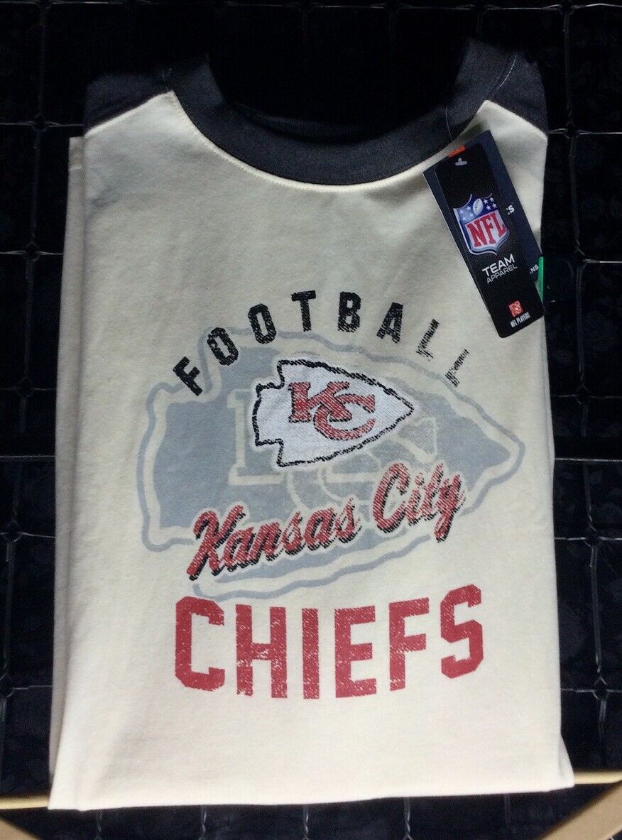 Kansas City Chiefs Fanatics Shirt Patrick Mahomes Beige & Gray Men's 3XL NWT