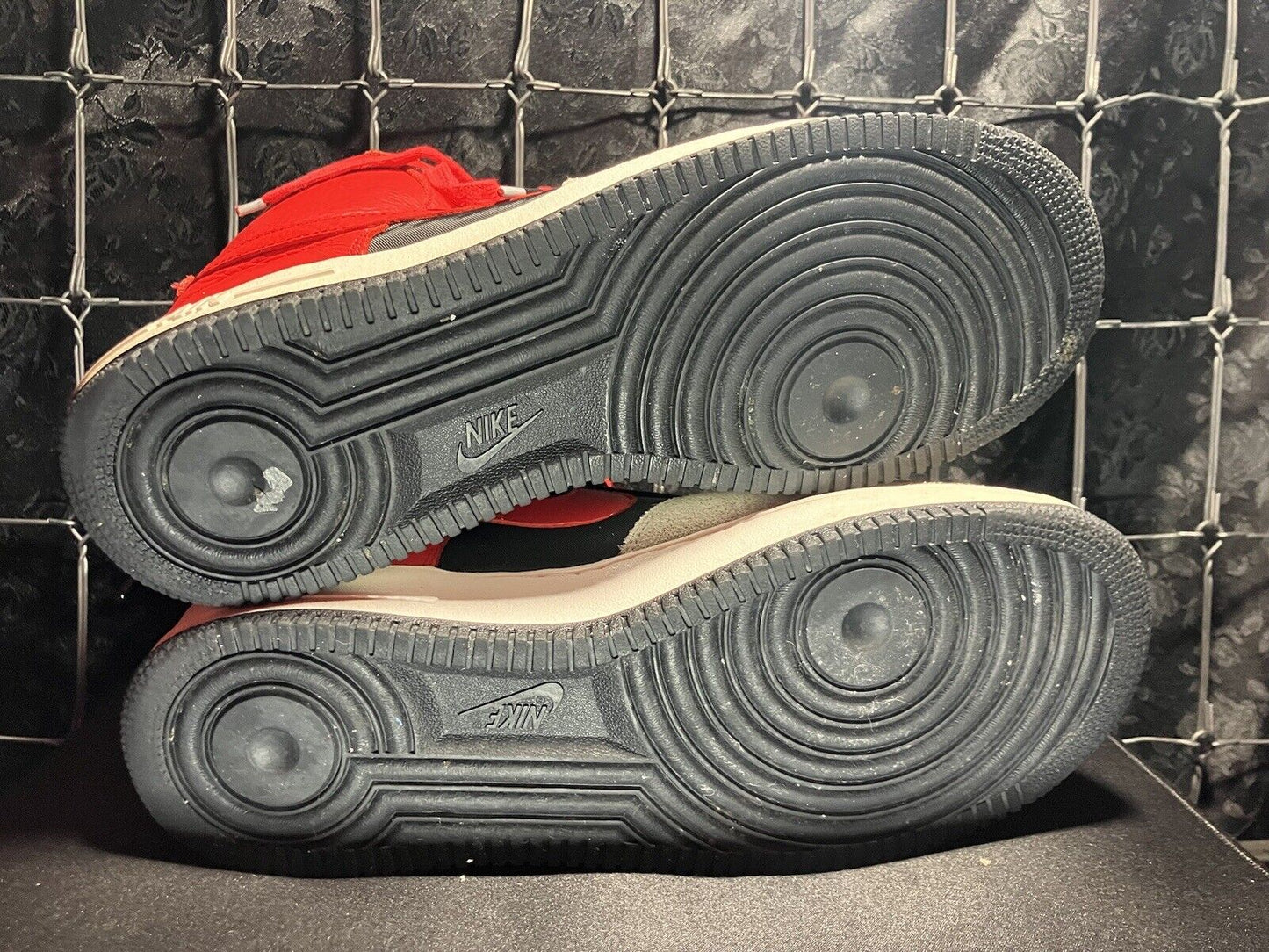 Nike Air Force 1 LV8 High Wolf Grey Red 11.5