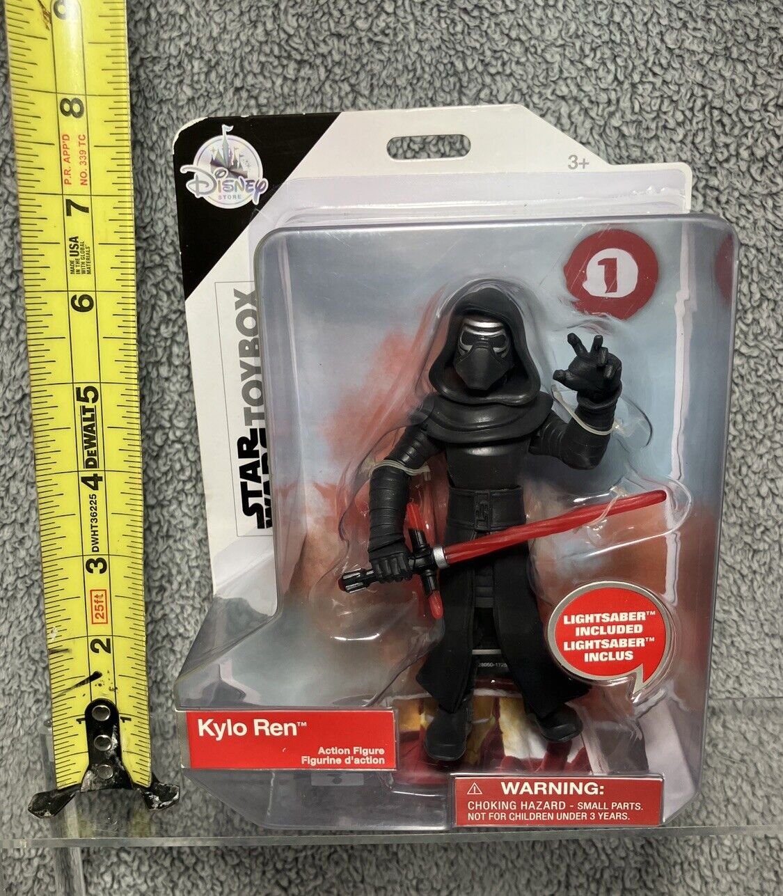Disney Star Wars Toybox Hooded Kylo Ren The Last Jedi Action Figure Series 1