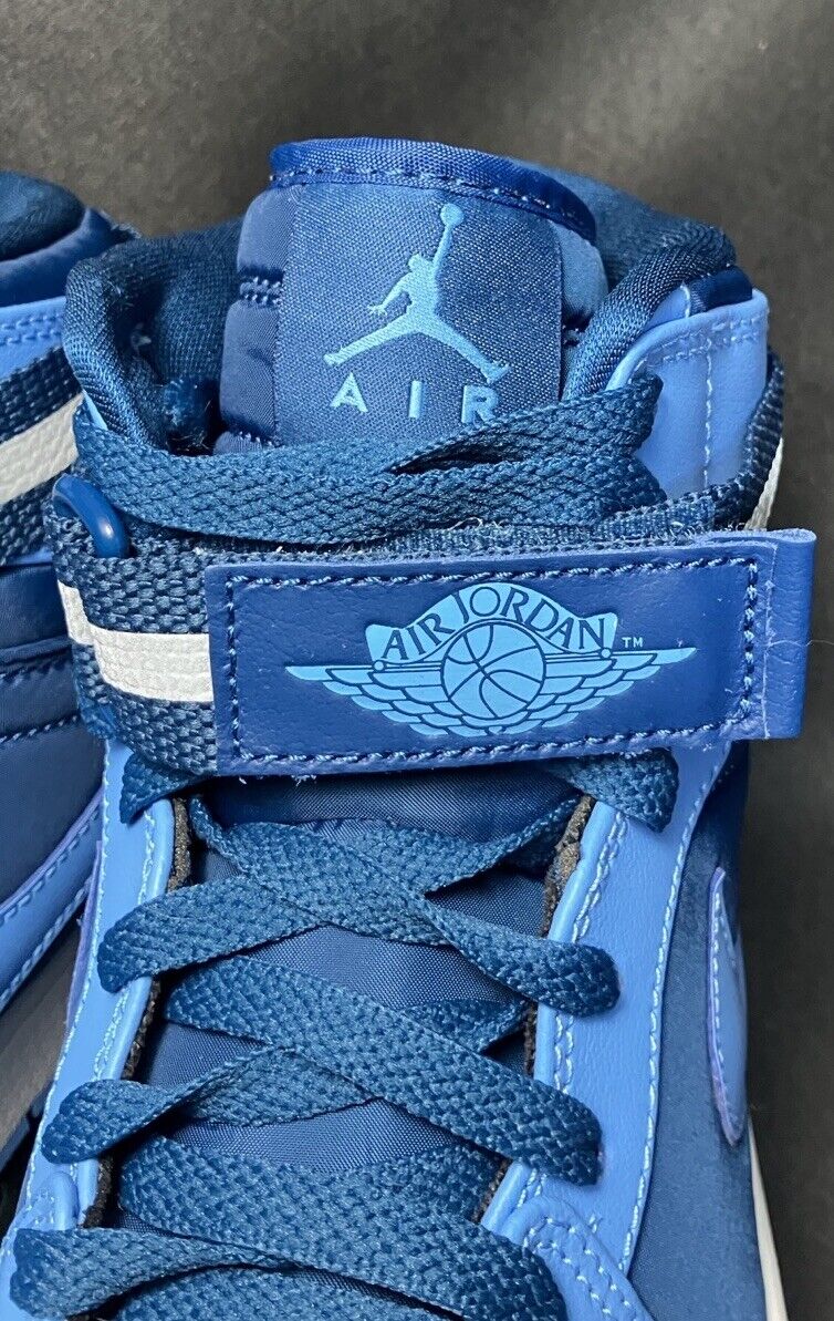Nike AIR JORDAN 1 HIGH STRAP French Blue 342132 407 Sz 11.5 AJ Retro 1s UNC BLUE