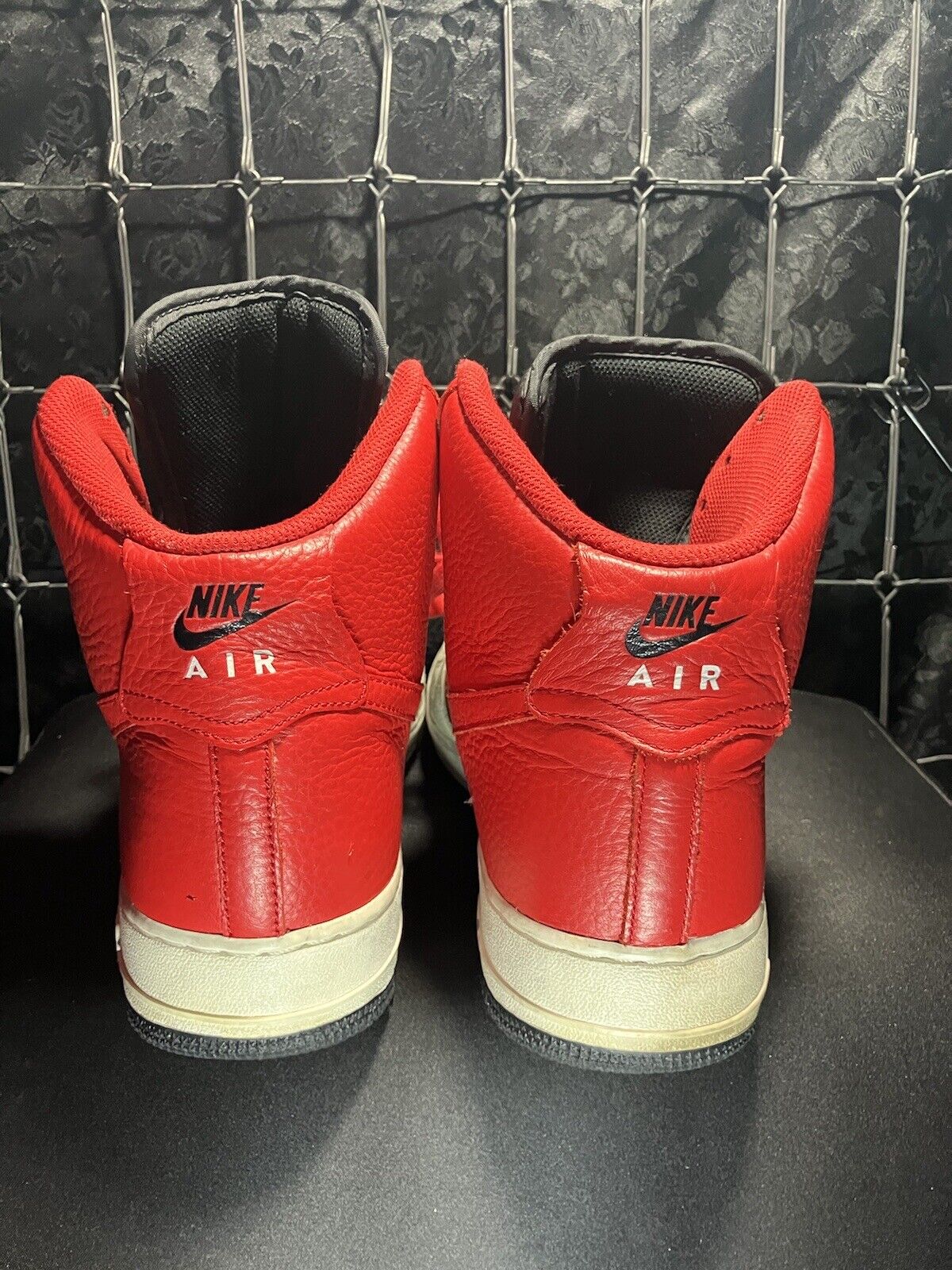 Nike Air Force 1 LV8 High Wolf Grey Red 11.5