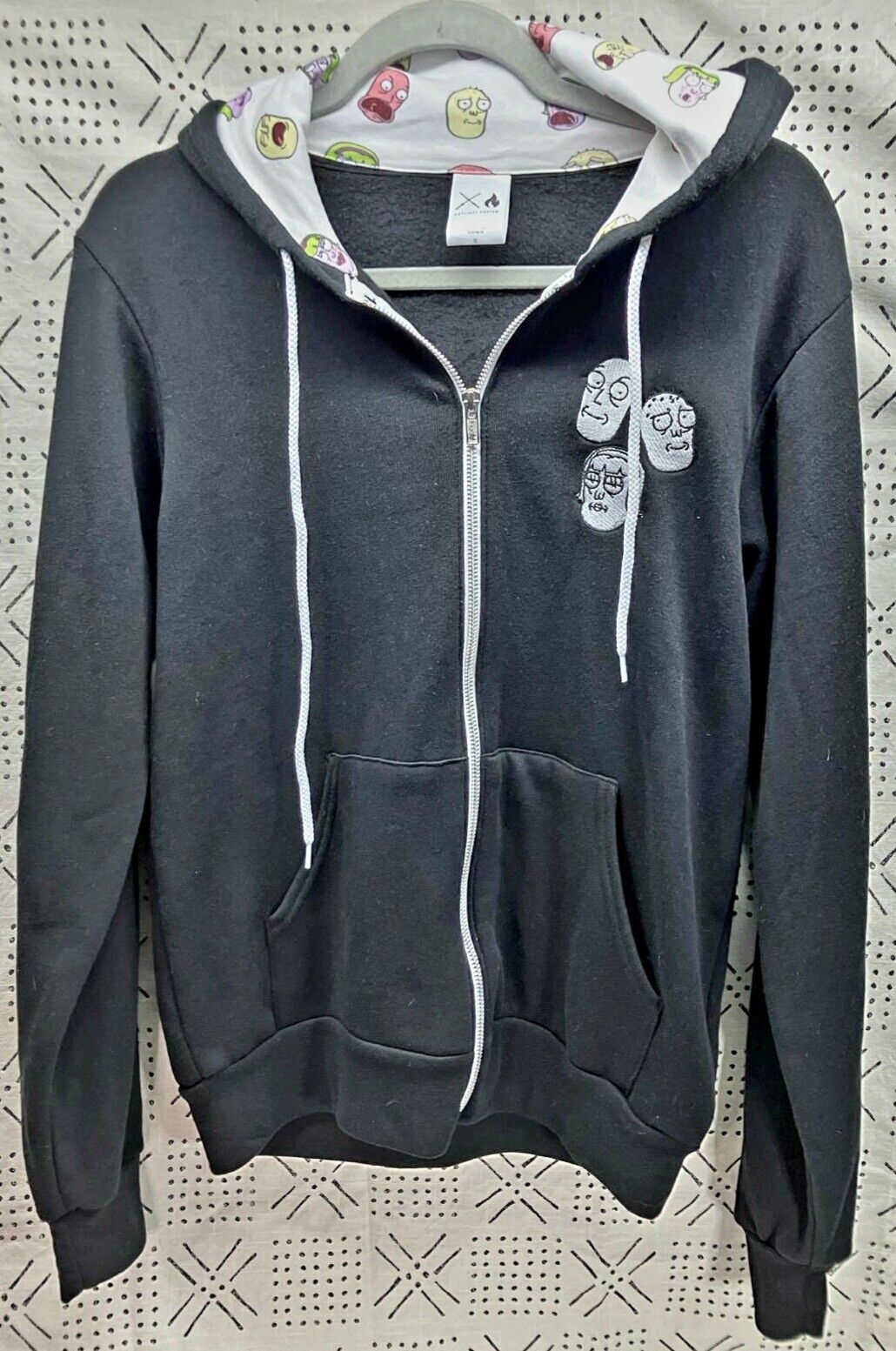 Rick & Morty Hat & Zip-Up Hoodie "It's Time To Get Schwifty" BioWorld
