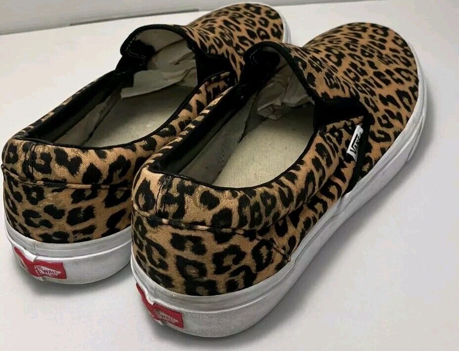 Vans Classic SlipOn Shoes Animal Print Digi Leopard Mens Size 12