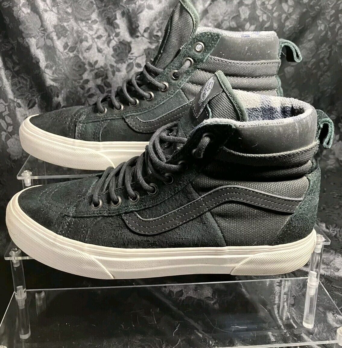 Vans SK-8 Off The Wall High Scotchgard, 721356, Blk Mens Skater Shoes Size 8.5