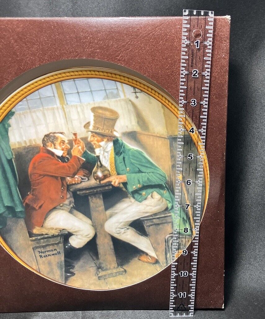 Edwin M. Knowles Norman Rockwells The Rarest Rockwells Plate Clinching the Deal