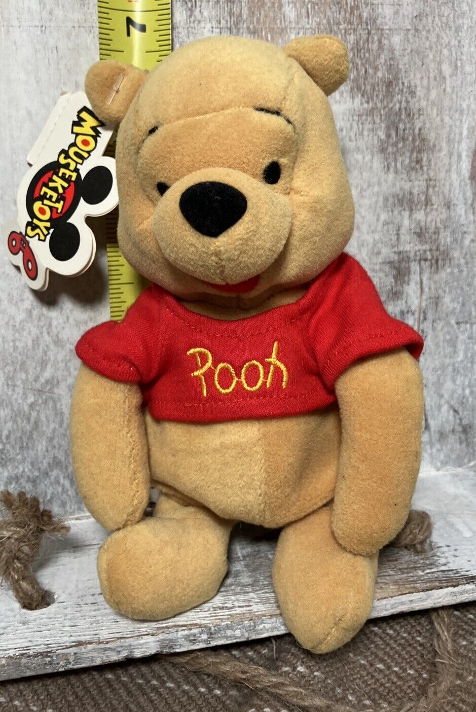 Vintage Disneyland Walt Disney World Mouseketoys Pooh Bear Winnie the Pooh W/tag