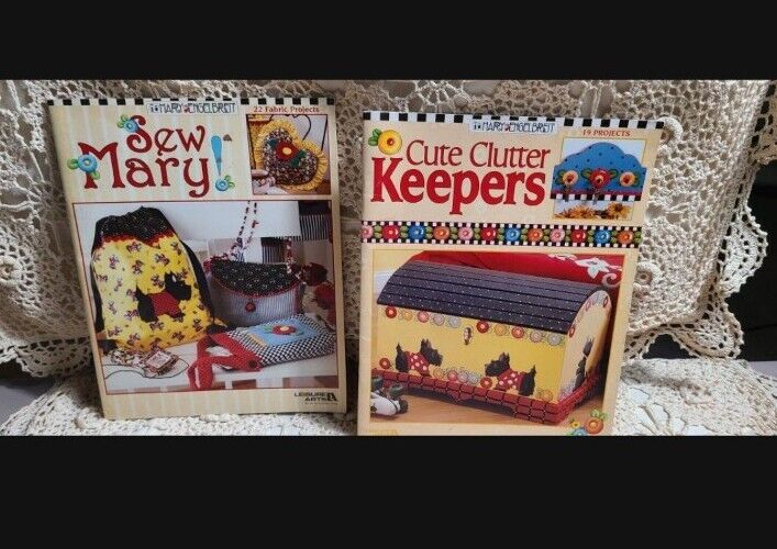 MARY ENGELBREIT Book Bundle Cookbook Coloring Book Painting Sewing Home Decor