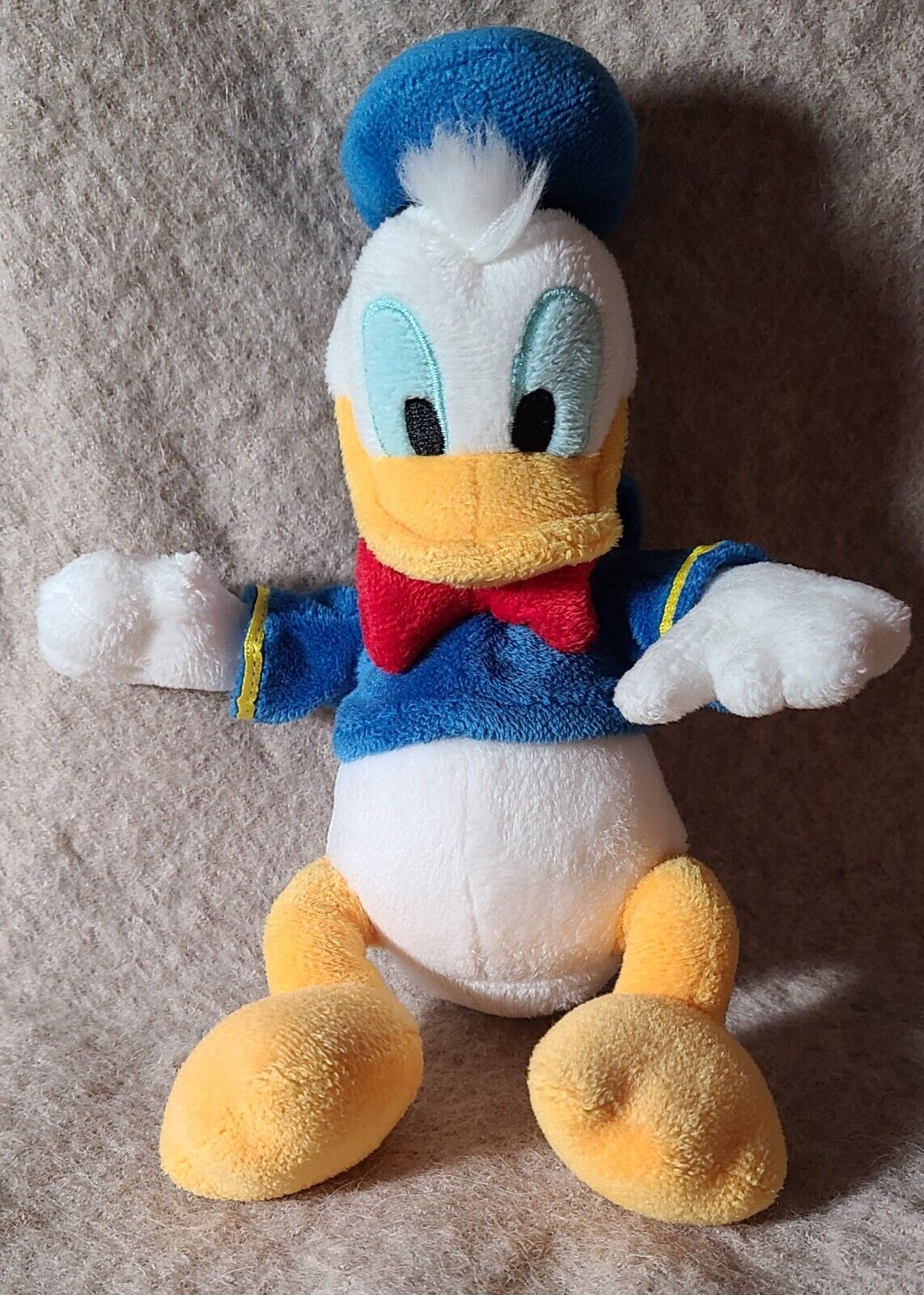 Disney Donald Duck Plush Toy Classic Sailor's Outfit - Mini Bean Bag 8 Inches
