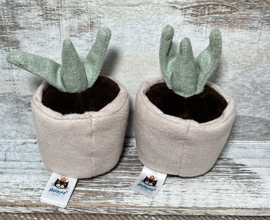 Jellycat London Serene Seedling Plant Plush Small 4" Lovey Stuffed Collectible