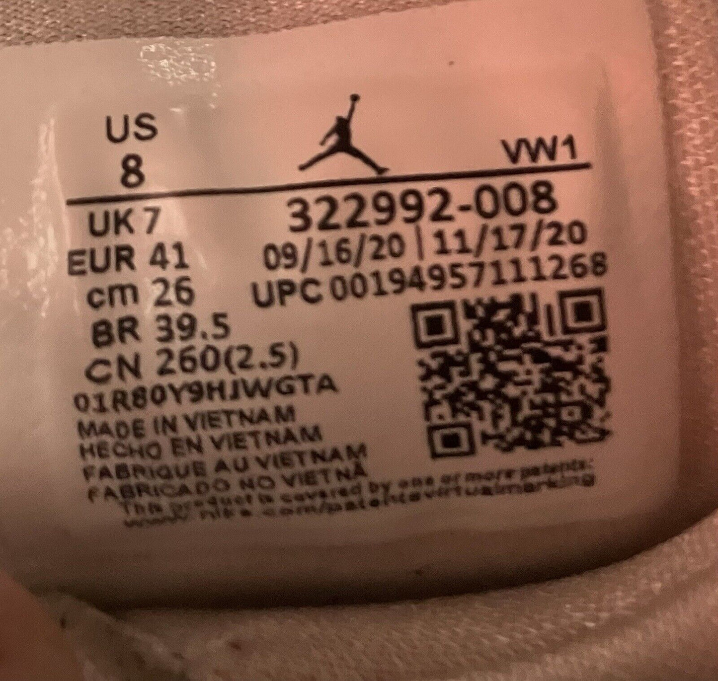 Size 8 - Air Jordan 6 Rings He Got Game