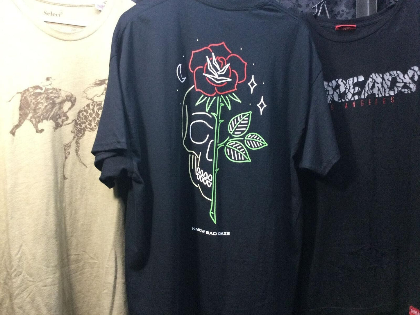 Graphic T-Shirt Bundle of 3 Unisex XL-2XL Know Bad Days Threads & LA Select