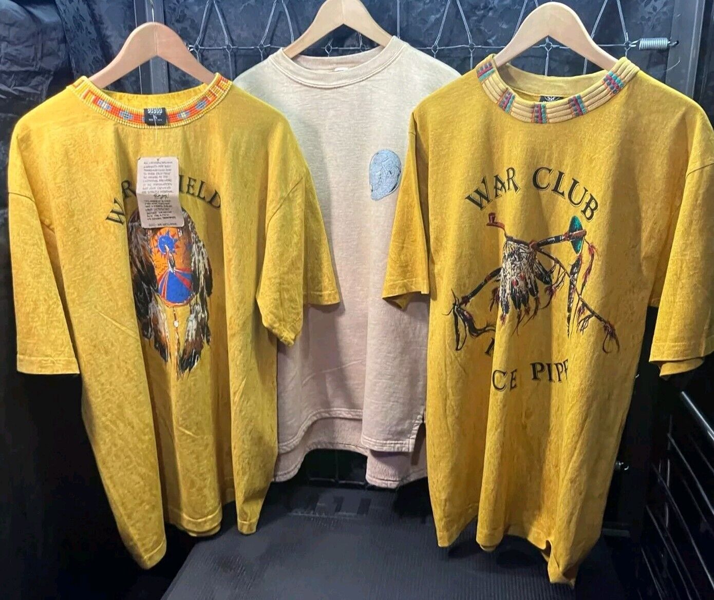 Native American Lot Factory Artwear War Club War Shield Santa Fe Connect L-XL