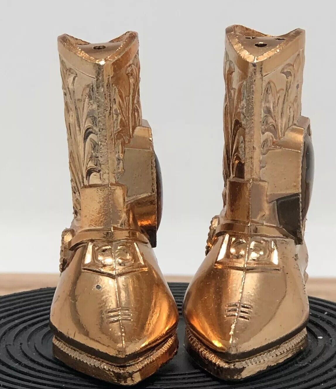 Elvis Presley Western Boots Salt & Pepper Shakers Souvenir Made In Japan Rare