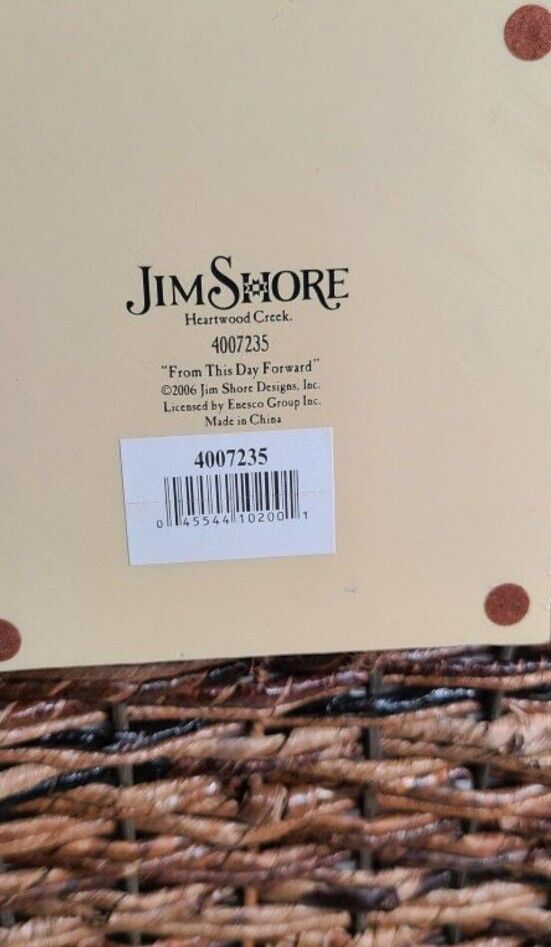 Jim Shore "From This Day Forward" Bride Figurine Keepsake NIB