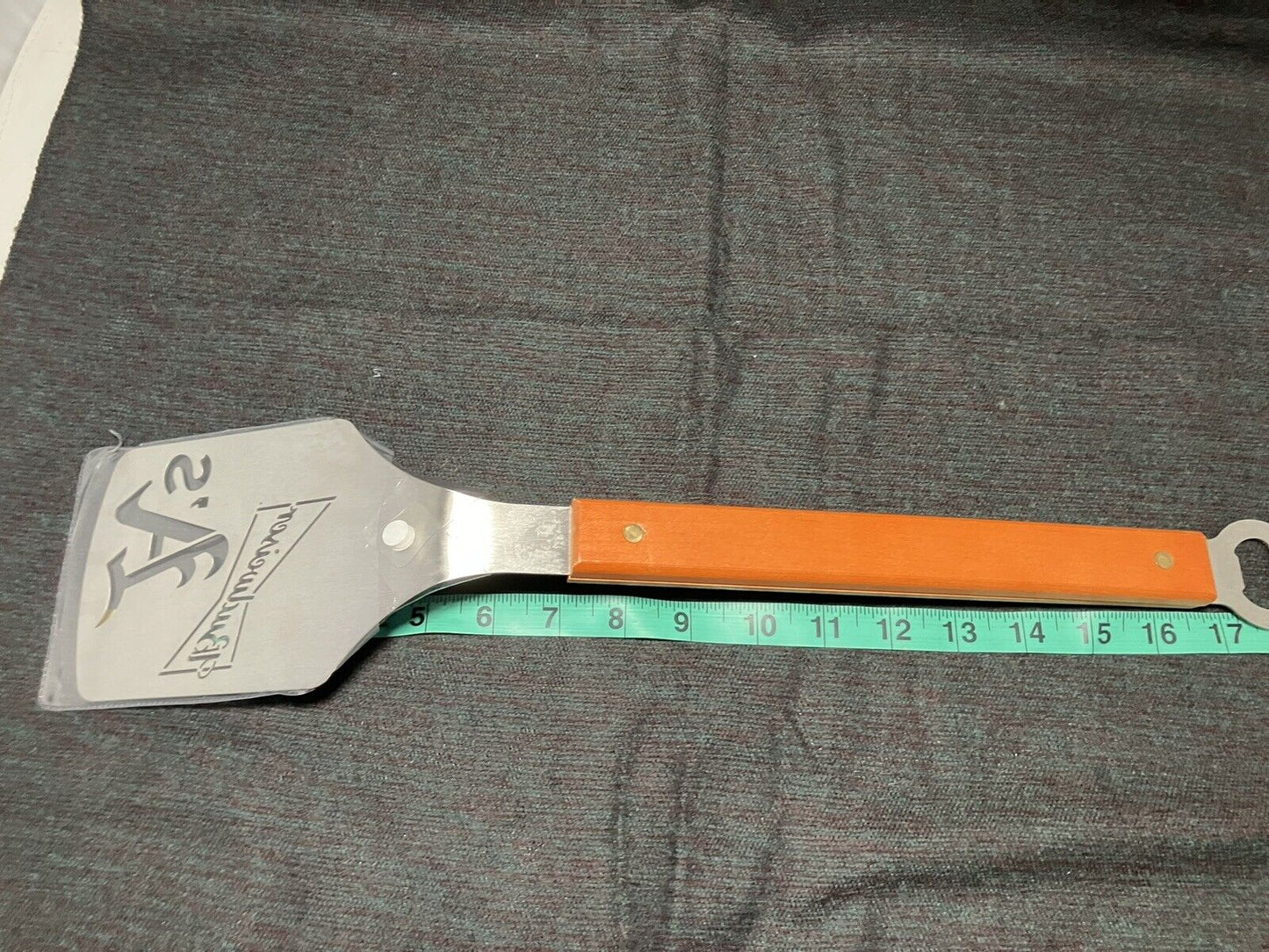 New Oakland A’s Budweiser Sportula BBQ Grilling Spatula Bottle Opener