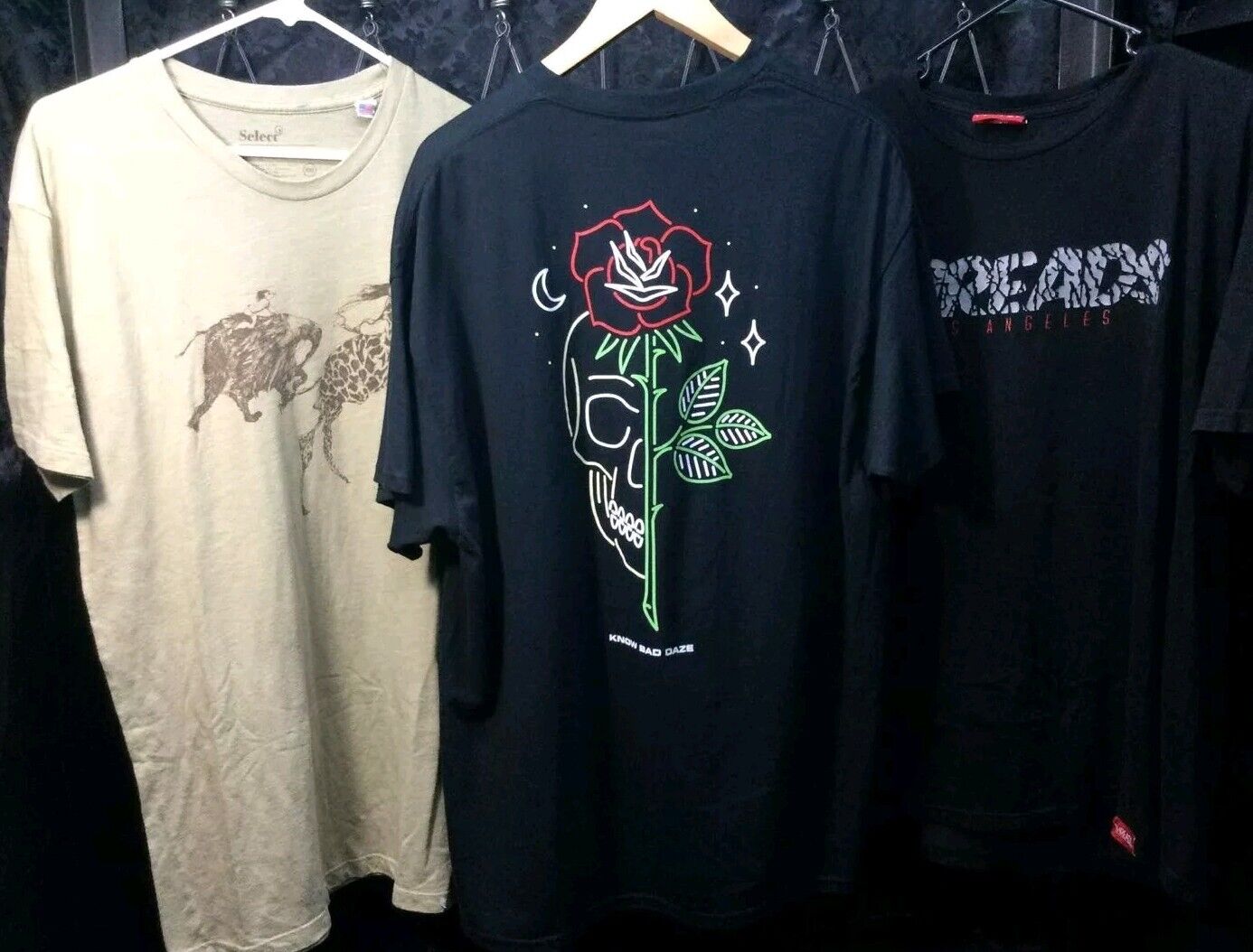 Graphic T-Shirt Bundle of 3 Unisex XL-2XL Know Bad Days Threads & LA Select