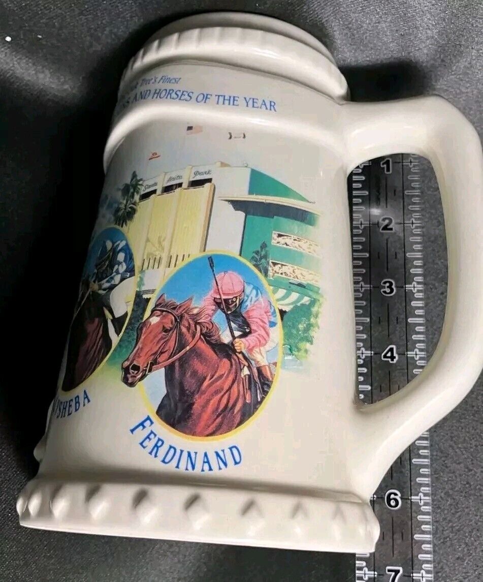 1993 Oak Tree Breeders Cup Champion Santa Anita Park Limited Edition Beer Stein