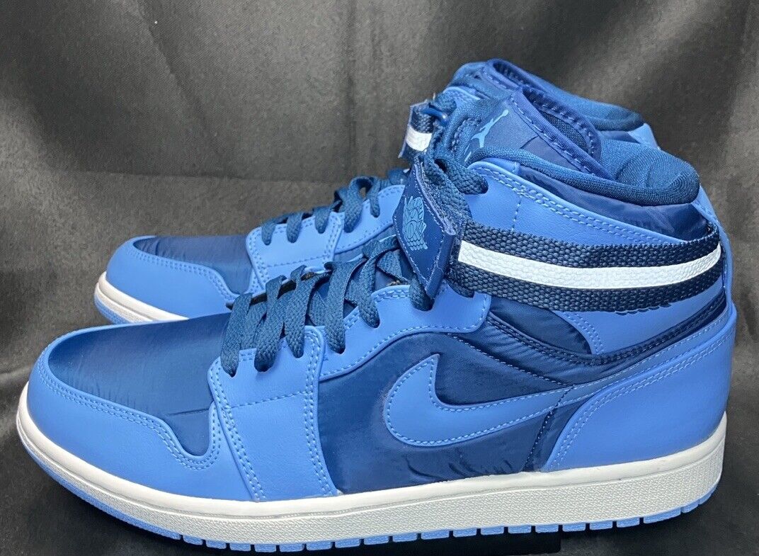 Nike AIR JORDAN 1 HIGH STRAP French Blue 342132 407 Sz 11.5 AJ Retro 1s UNC BLUE