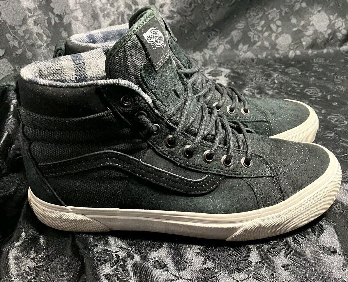 Vans SK-8 Off The Wall High Scotchgard, 721356, Blk Mens Skater Shoes Size 8.5