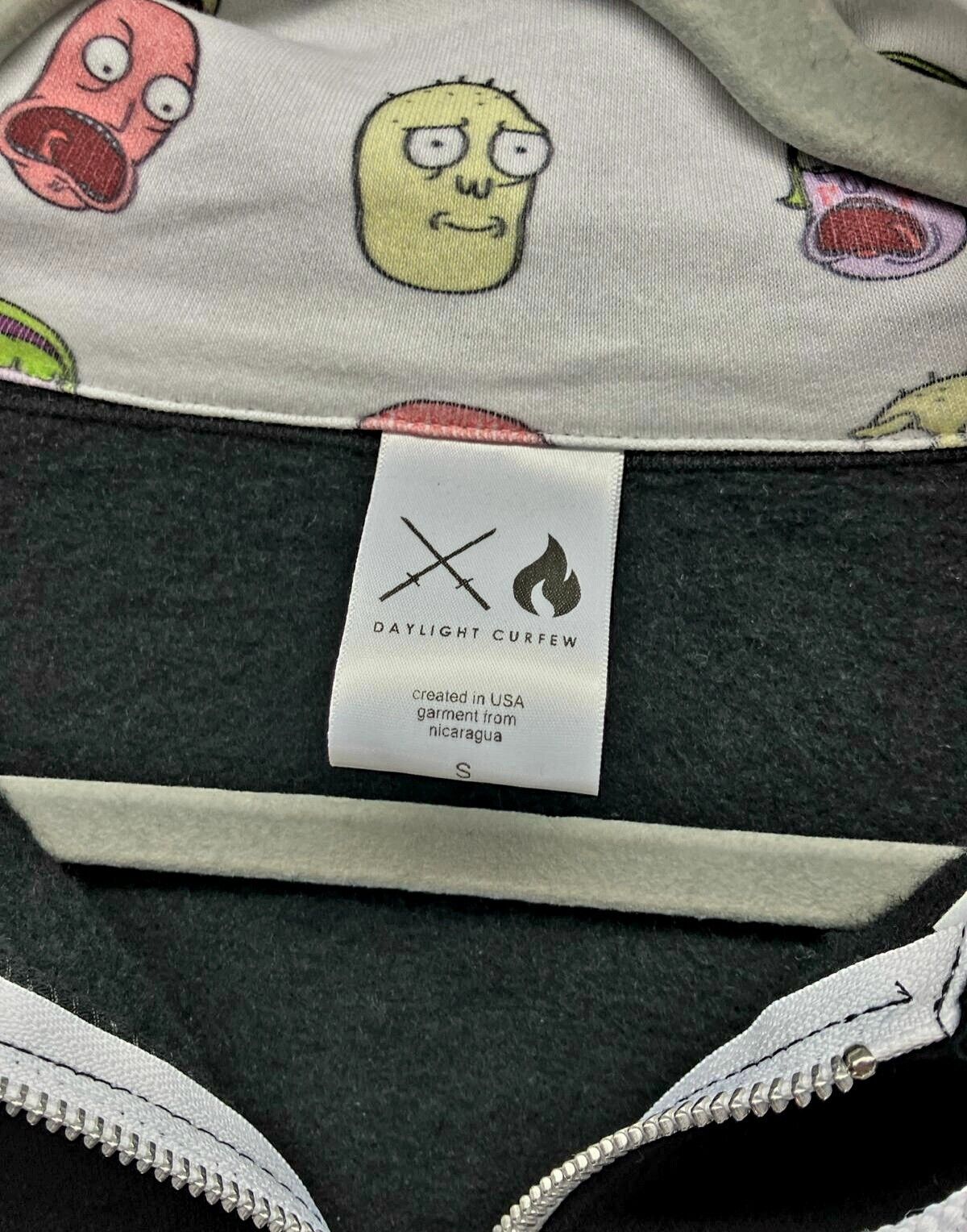 Rick & Morty Hat & Zip-Up Hoodie "It's Time To Get Schwifty" BioWorld