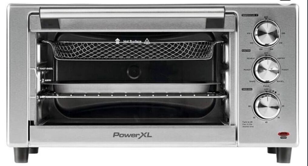 PowerXL Air Fryer & Grill Black Accessory Pack Electric Indoor Grill