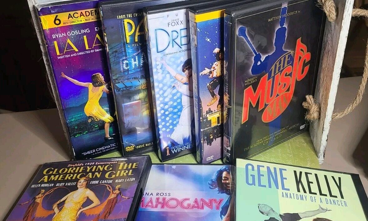 DVD Musicals Bundle Mixed Genres & Decades New & Pre-Owned Nice Variety