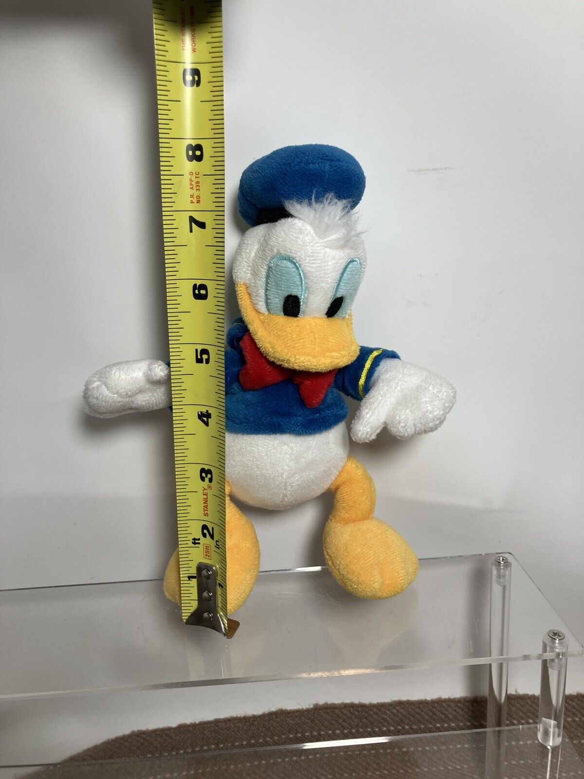 Walt Disney Store Donald Duck Small 8 Inch Plush Stuffed Animal Children’s Toy