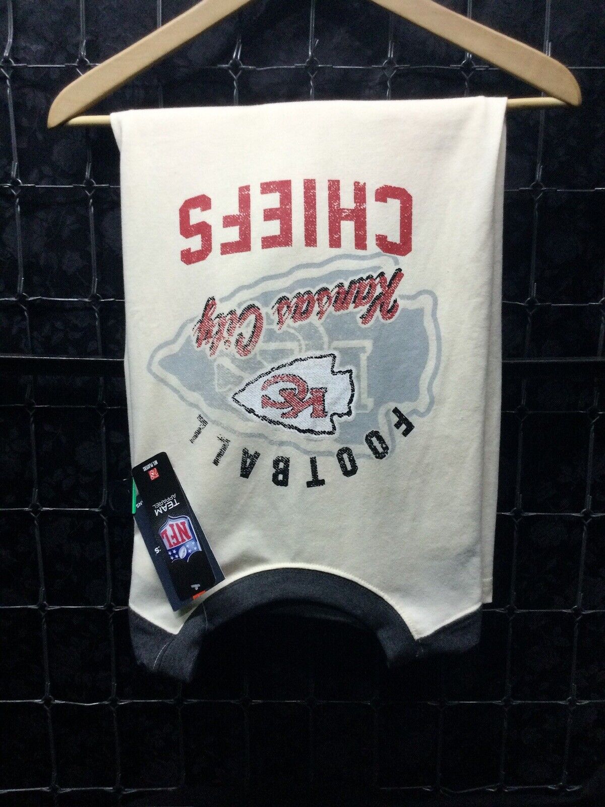 Kansas City Chiefs Fanatics Shirt Patrick Mahomes Beige & Gray Men's 3XL NWT