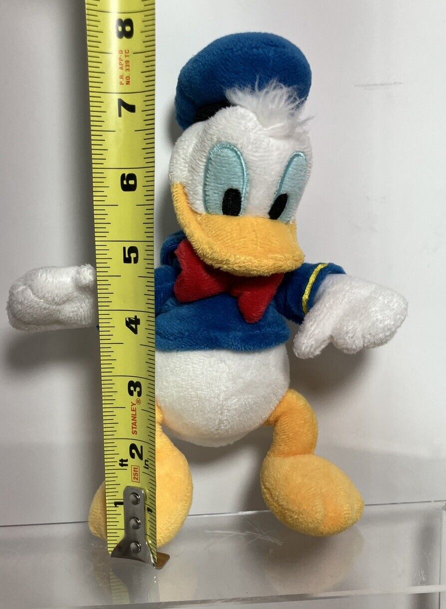 Walt Disney Store Donald Duck Small 8 Inch Plush Stuffed Animal Children’s Toy