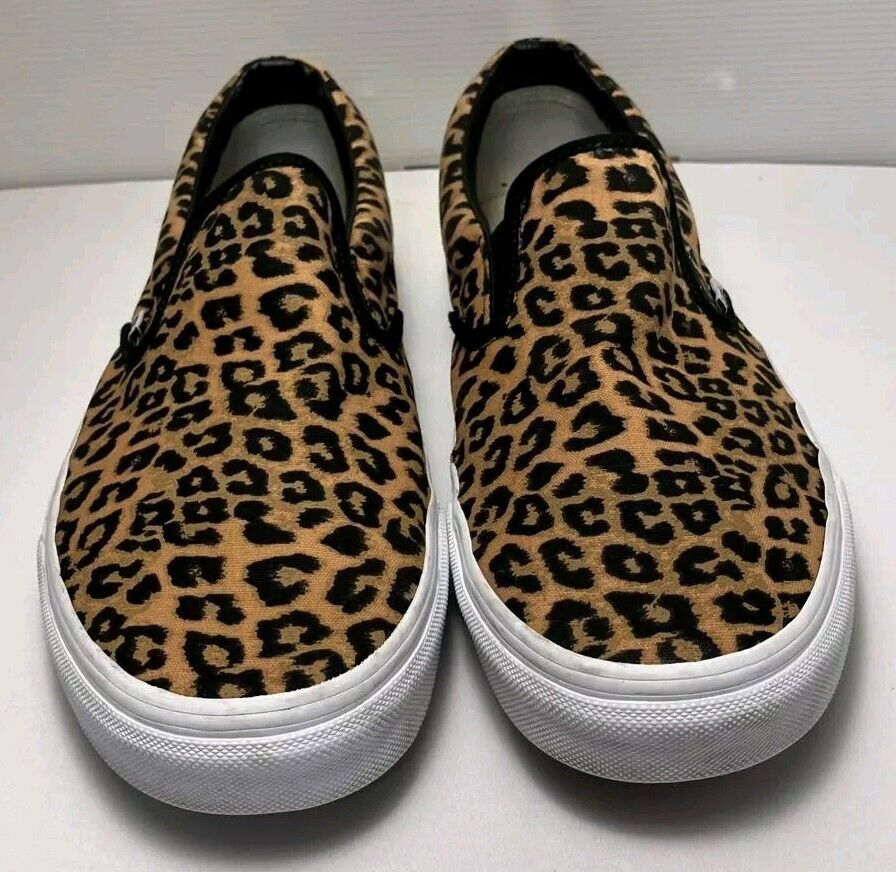 Vans Classic SlipOn Shoes Animal Print Digi Leopard Mens Size 12