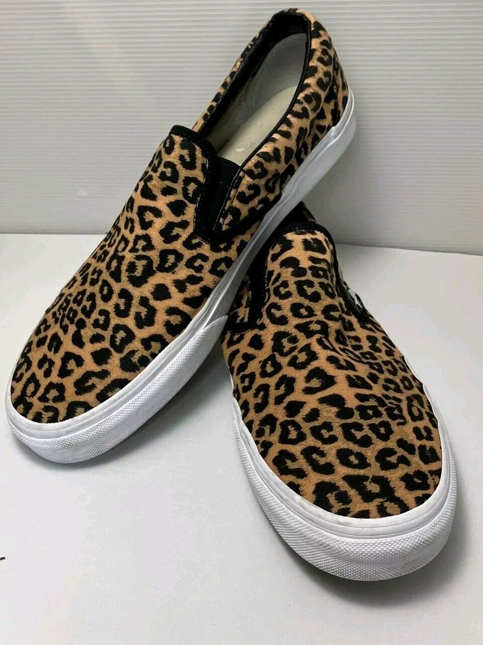 Vans Classic SlipOn Shoes Animal Print Digi Leopard Mens Size 12