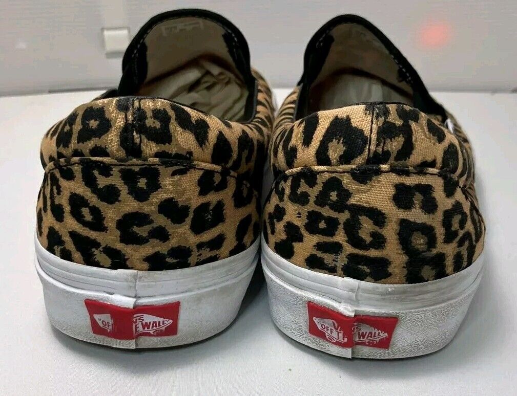 Vans Classic SlipOn Shoes Animal Print Digi Leopard Mens Size 12