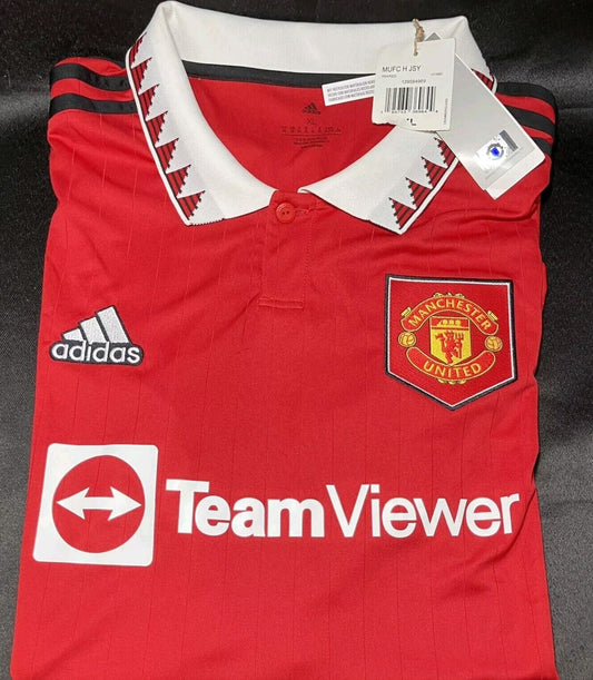 Manchester United Adidas Soccer Jersey Licensed NWT Red Devils XL AEROREADY