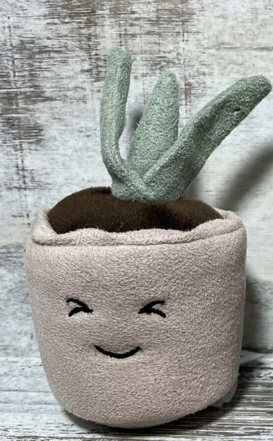 Jellycat London Serene Seedling Plant Plush Small 4" Lovey Stuffed Collectible