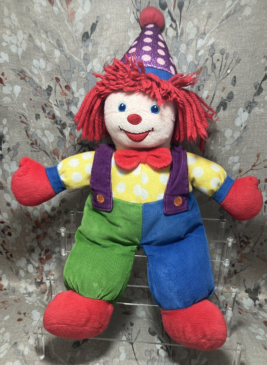 Gymboree Gymbo Plush Stuffed Toy Clown Doll 18" 2005 RETIRED