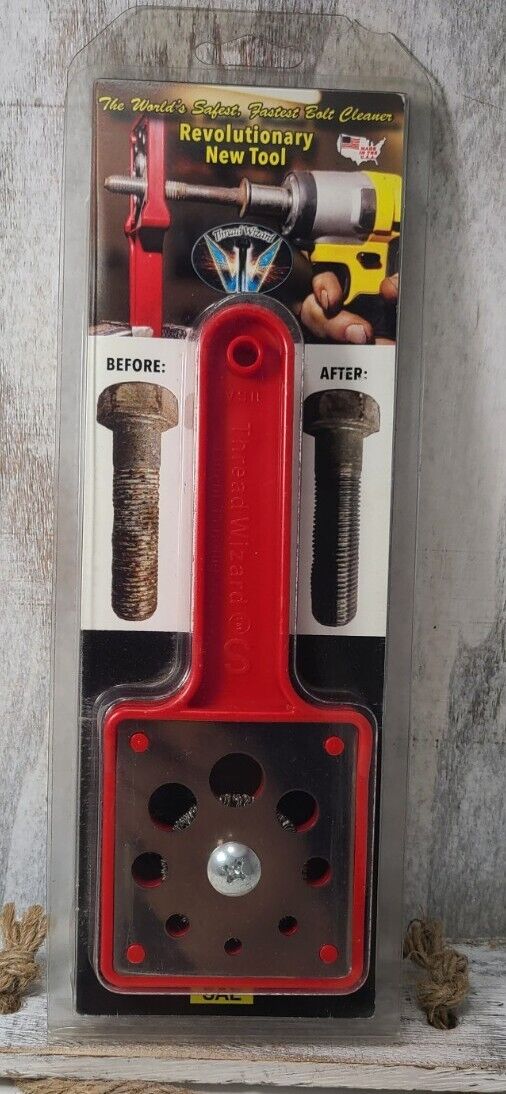 Thread Wizard SAW Bolt Rust Remover Wire Brush Cleaner Tool TW100